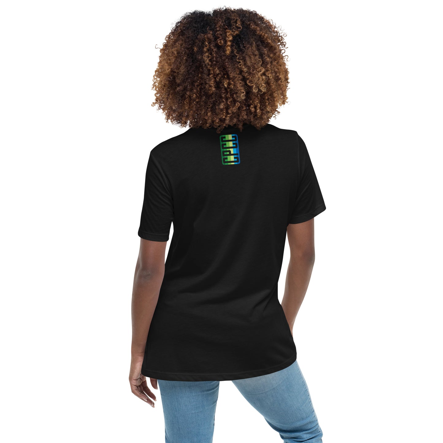 CPCC - Bella + Canvas Relaxed Ladies T-Shirt w/Vertical Neck Imprint